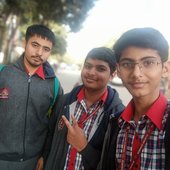 Satvik Savage with his friends