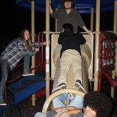 Boys having a blast