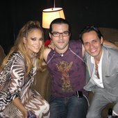 With Jennifer Lopez & Marc Anthony