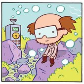 The Bubble Machine (left), Robbert Bobbert (right)