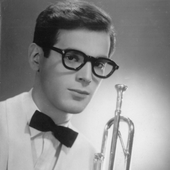 Jorge López Ruiz early photo as a trumpetist