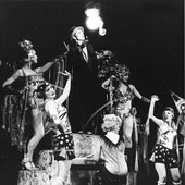 Joel Grey as the Master of Ceremonies in Hal Prince's original Broadway production of Cabaret in 1966.