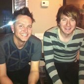 Adam Young and Mark Hoppus