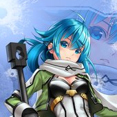 yande.re 362433 cleavage garter gun leotard sinon stars sword_art_online thighhighs.jpg