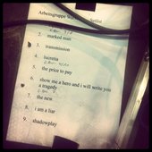 Setlist first Gig in Oberhausen, Germany