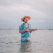Timberwolf + water + ukulele