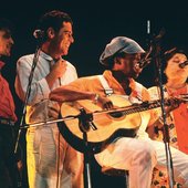 Milton Nascimento, Mercedes Sosa, Caetano Veloso e Chico Buarque