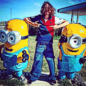 posted outside with da #minions