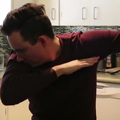 unkle hitting a dab