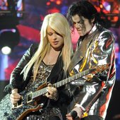 Orianthi with Michael 