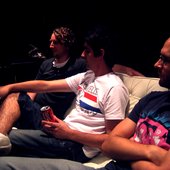 From left, Shaun, Traff, And Adam