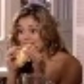Say eating a bread
