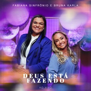 “Deus Está Fazendo (Ao Vivo)”的封面