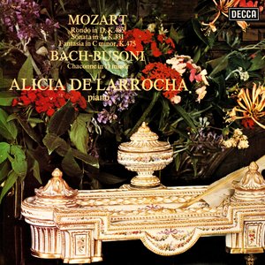 “Mozart: Piano Sonata No. 11; Rondo in D Major; Fantasia in C Minor / Bach-Busoni: Chaconne”的封面