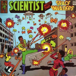 “Scientist Meets The Space Invaders”的封面