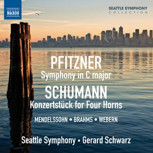 “Pfitzner: Symphony in C major - Schumann: Koncertstück for Four Horns”的封面