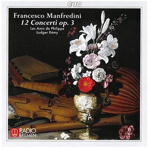 “Manfredini: 12 Concerti, Op. 3”的封面