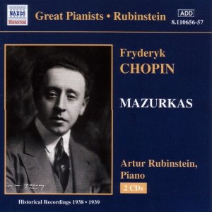 “CHOPIN: Mazurkas (Rubinstein) (1938-1939)”的封面