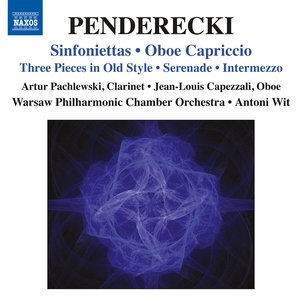 Изображение для 'Penderecki: Sinfoniettas - Oboe Capriccio'