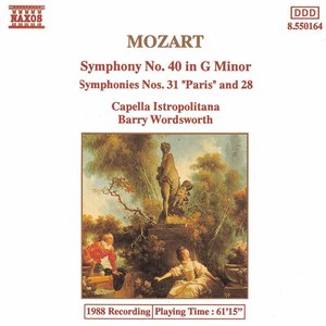 Image for 'MOZART: Symphonies Nos. 40, 28 and 31'