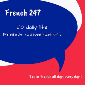 “50 Daily Life French Conversations”的封面