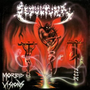 “Morbid Visions / Bestial Devastation”的封面