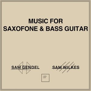 Bild für 'Music for Saxofone and Bass Guitar'