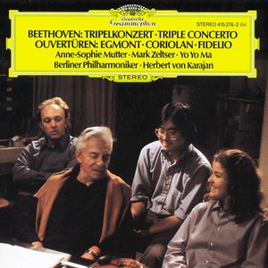 “Beethoven: Triple Concerto; Overtures”的封面