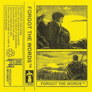 “FORGOT THE WORDS”的封面