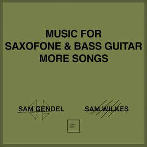 “Music for Saxofone & Bass Guitar More Songs”的封面
