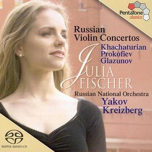 “Russian Violin Concertos”的封面