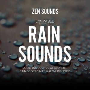 Image for 'Loopable Rain Sounds, Soothing Sounds of Storms, Rain Drops & Natural White Noise'