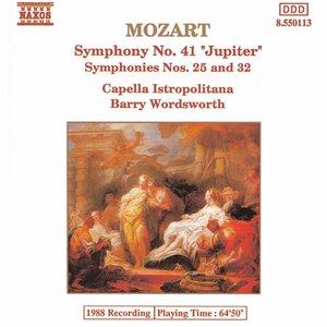 'MOZART: Symphonies Nos. 25, 32 and 41' için resim