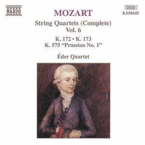 Image pour 'MOZART: String Quartets, K. 172-173 and K. 575, 'Prussian No. 1''
