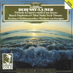 “Debussy: La Mer; Prélude à l'après-midi / Ravel: Pavane; Daphnis et Chloé No. 2”的封面
