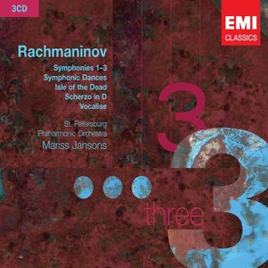 Immagine per 'Rachmaninov: Symphonies 1-3 (Mariss Jansons, St Petersburg Philharmonic Orchestra)'