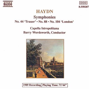 Image for 'Haydn: Symphonies, Vol. 3 (Nos. 44, 88, 104)'