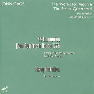 Image for '44 Harmonies from Apartment House 1776 / Cheap Imitation (Arditti)'