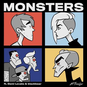 “Monsters (feat. Demi Lovato and blackbear)”的封面