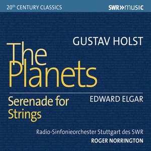 'Holst: The Planets, Op. 32 - Elgar: Serenade for Strings in E Minor, Op. 20' için resim