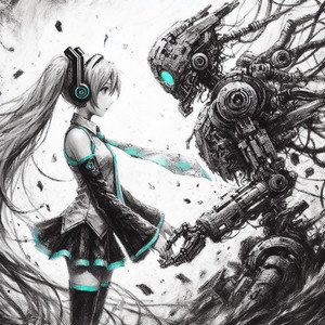 Imagem de 'Miku and The Machine'
