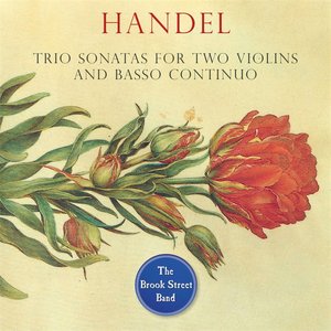 “Handel: Trio Sonatas for Two Violins and Basso Continuo”的封面