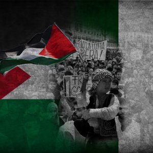 'Rossa Palestina Italian Pro Palestinian' için resim