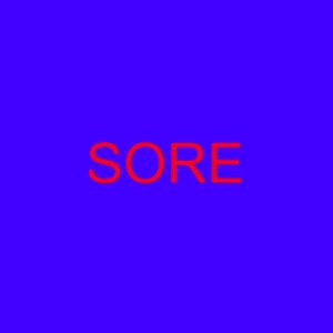 Image for 'sore'