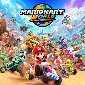 “Mario Kart World Soundtrack”的封面