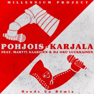 “Pohjois-Karjala (Hands Up Remix) [feat. Martti Saarinen & DJ Oku Luukkainen]”的封面