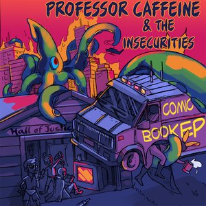 “Professor Caffeine & the Insecurities”的封面