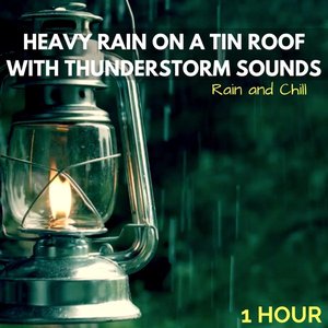 Image for 'Heavy Rain on a Tin Roof with Thunderstorm Sounds (One Hour)'