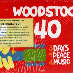 “Woodstock 40: 3 Days of Peace & Music”的封面