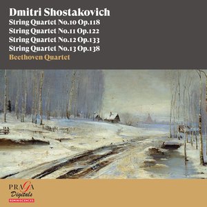Изображение для 'Dmitri Shostakovich: String Quartets Nos. 10, 11, 12 & 13'